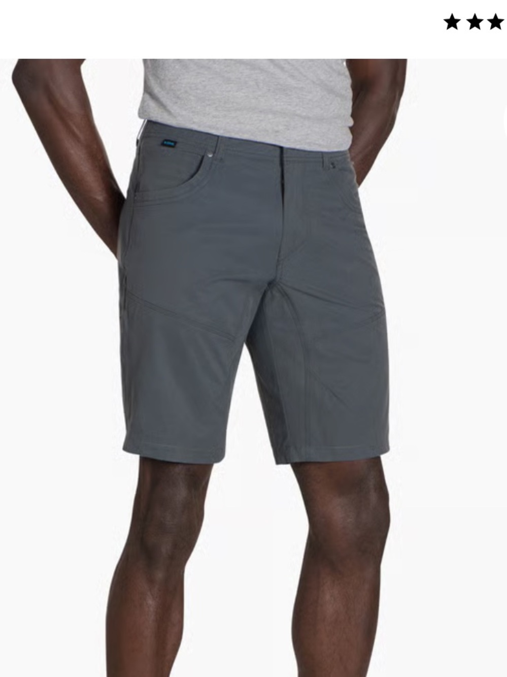 Kuhl Men's Silencer Charcoal Cargo Shorts